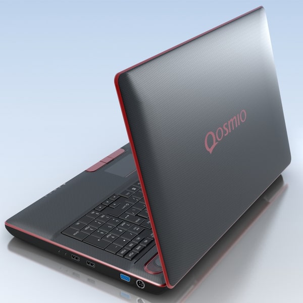 3ds max notebook toshiba qosmio x500 - Notebook TOSHIBA Qosmio X500.MAX by 3DLocker
